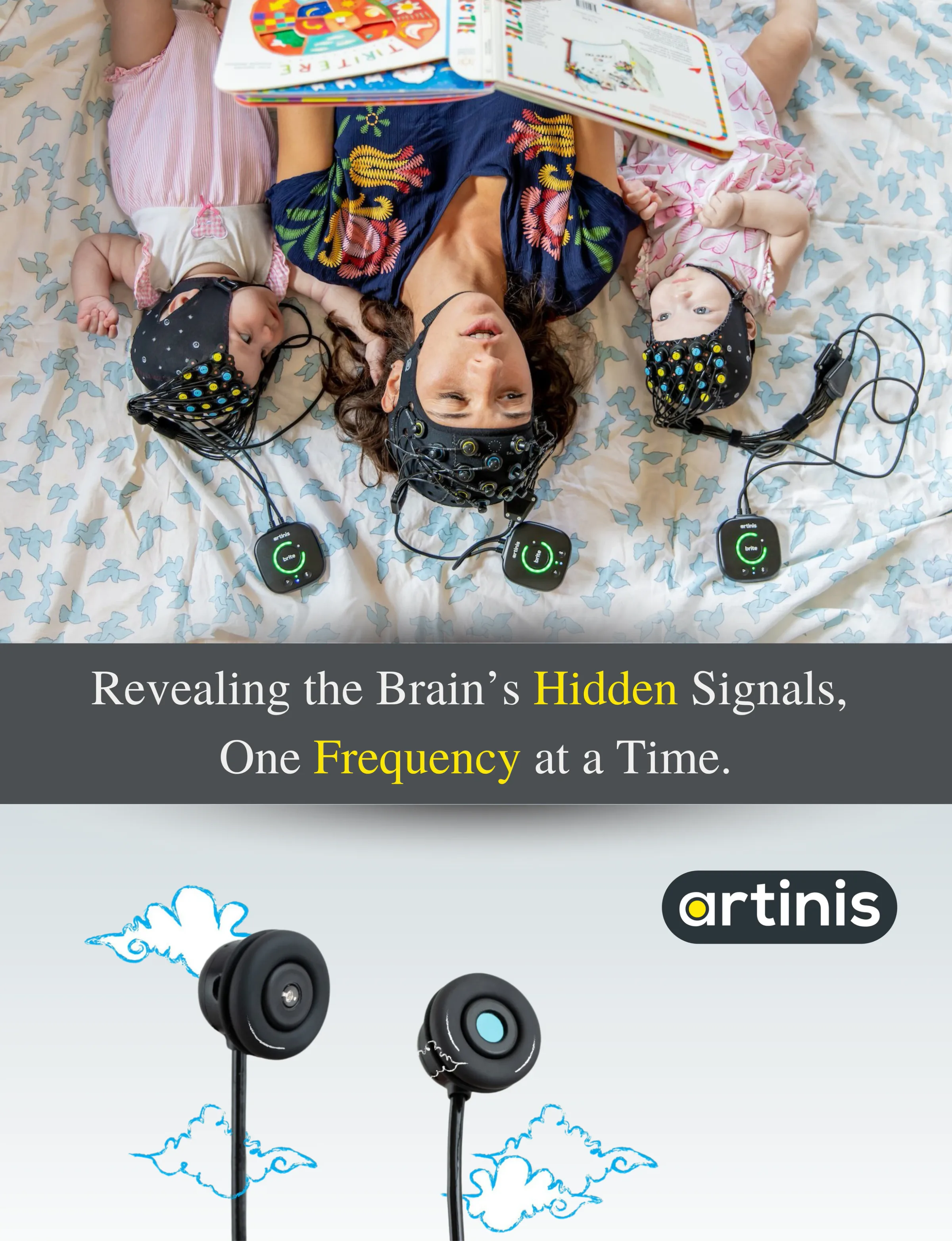 “Revealing the Brain’s Hidden Signals” başlıklı afiş